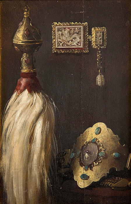 Study of a Turkish Horse-Tail Ensign and Nose-Band. Stanisław Chlebowski