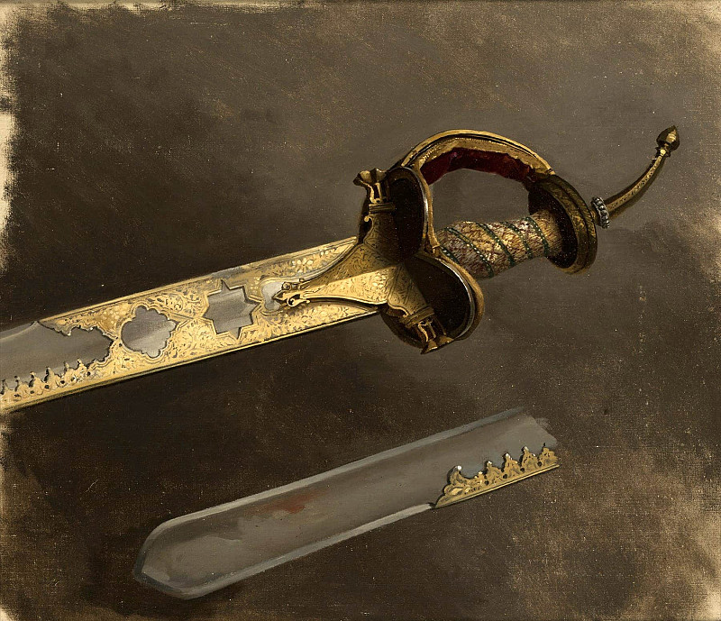 Study of a Sabre. Stanisław Chlebowski