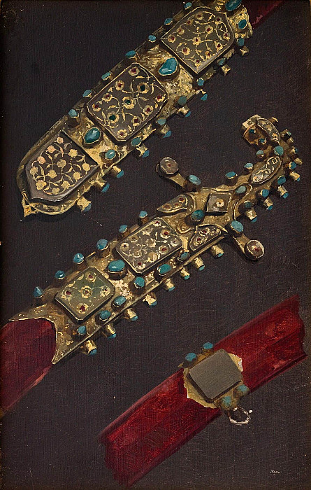 Study of a Turkish Sabre from the 17th C.. Stanisław Chlebowski