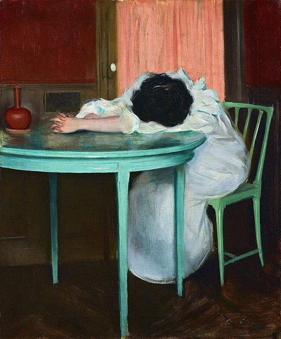 Tired. Ramon Casas i Carbo