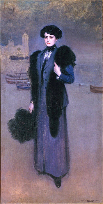 Portrait of Dolors Vidal. Ramon Casas i Carbo