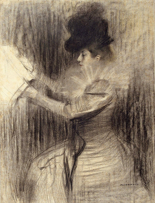 Female Figure. Ramon Casas i Carbo