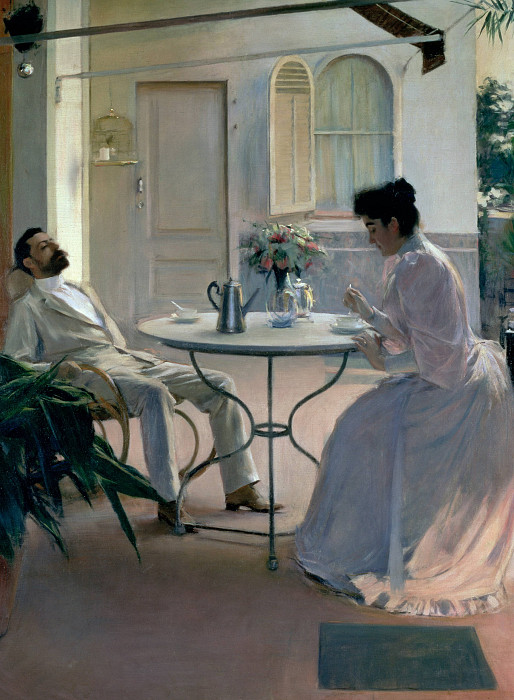 Open Air Interior Barcelona. Ramon Casas i Carbo