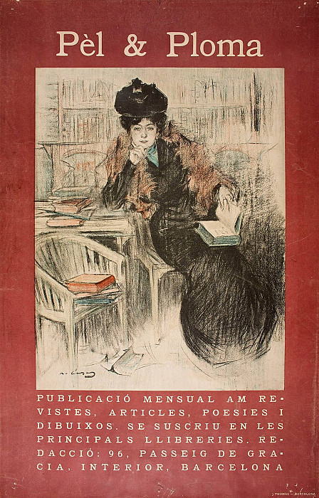 Пель и Плома. Рамон Касас и Карбо