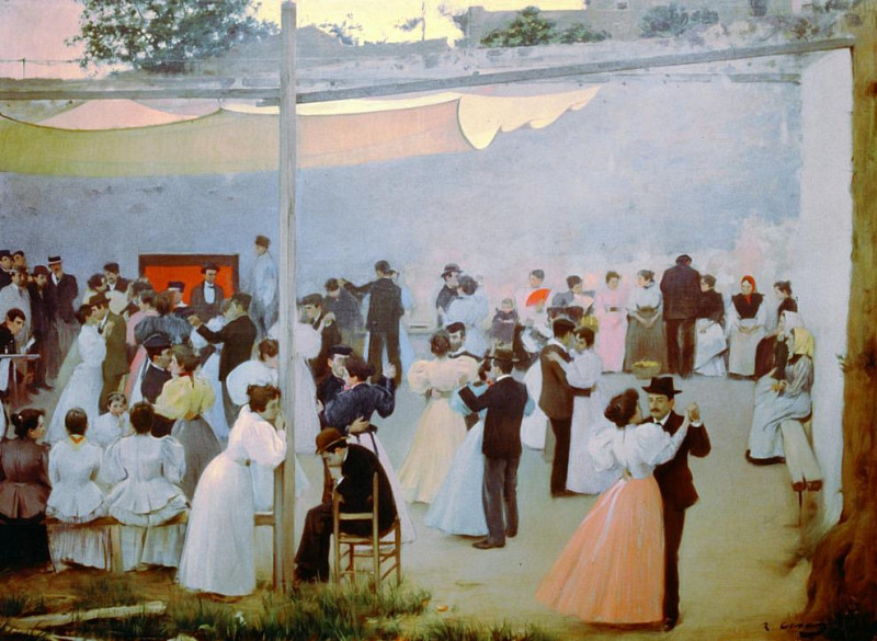 Evening Dance. Ramon Casas i Carbo