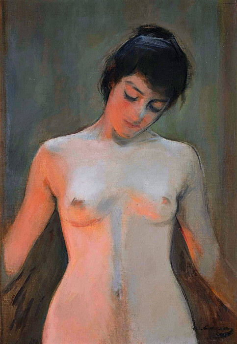 Naked; Desnudo. Ramon Casas i Carbo