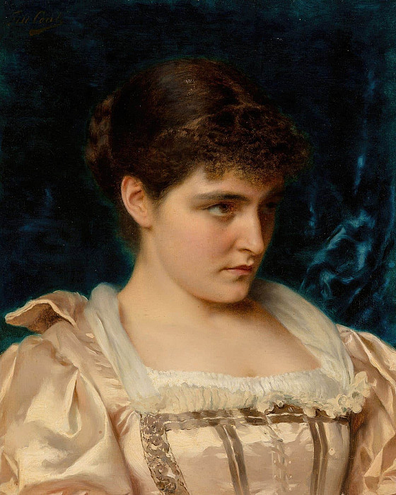 A demure beauty. Tito Conti