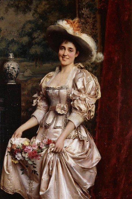 The Flower Girl. Tito Conti