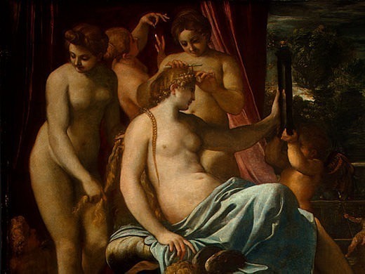 Венера, почитаемая Грациями, 1590-95. Аннибале Карраччи
