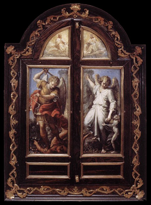 Triptych. Annibale Carracci