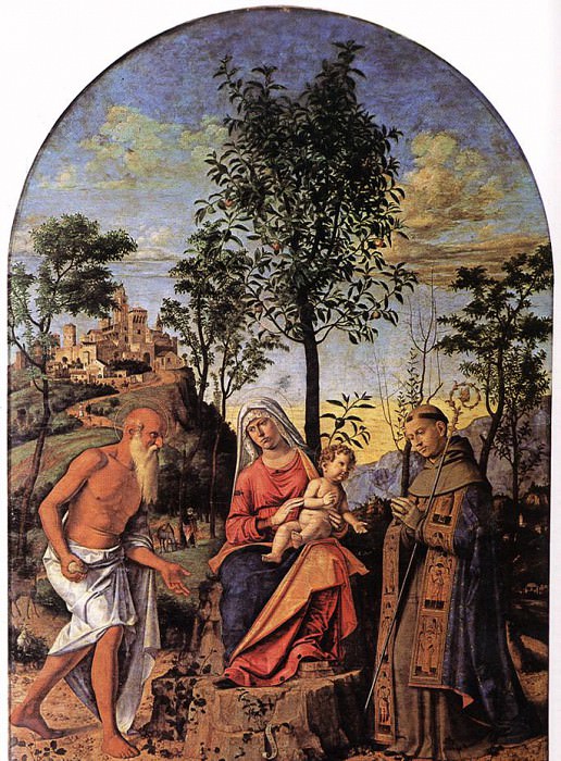 Madonna Of The Orange Tree. Giovanni Battista Cima da Conegliano