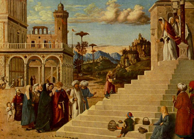 The Presentation Of The Virgin. Giovanni Battista Cima da Conegliano