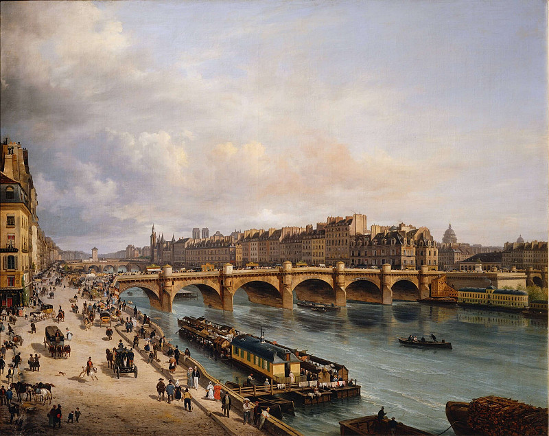 Пон-Нёф и Сите. Джузеппе Канелла