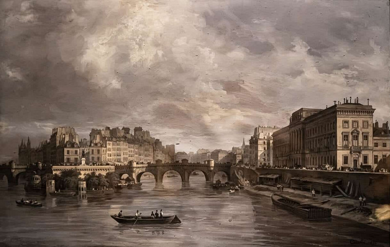 Вид на Пон-Нёф. Джузеппе Канелла