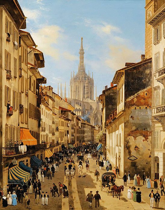 Переулок Слуг, Милан. Джузеппе Канелла