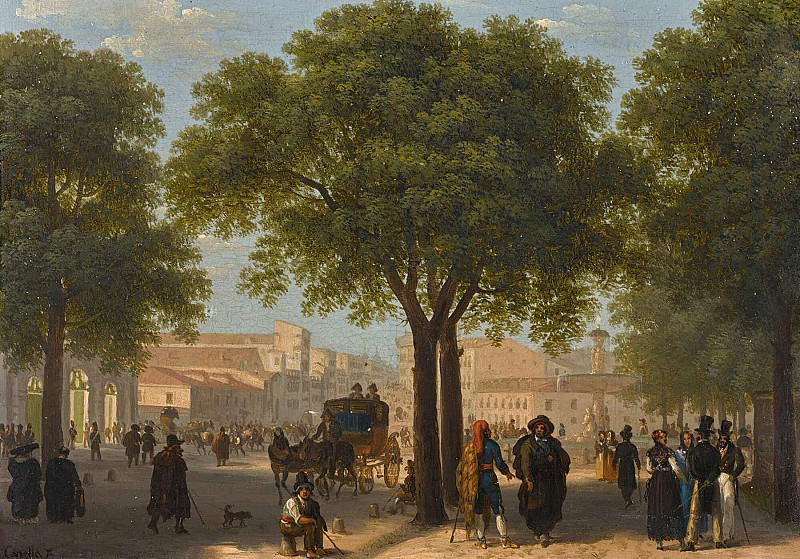 Пасео дель Прадо, Мадрид. Джузеппе Канелла