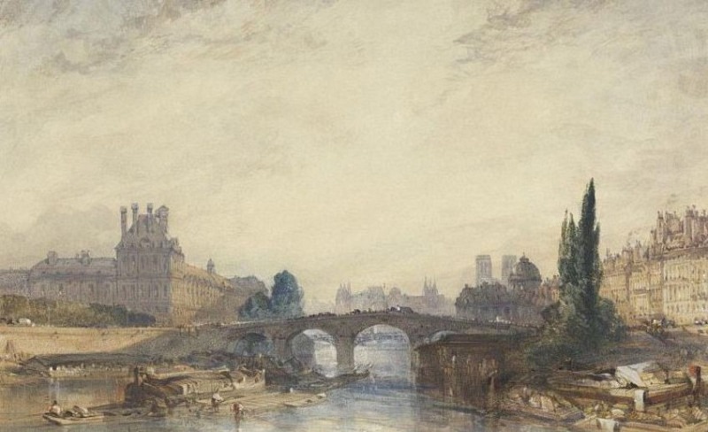 View of the Pont Royal. William Callow