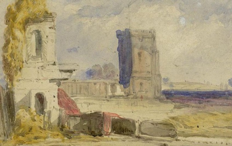 Landscape with Ruins. William Callow