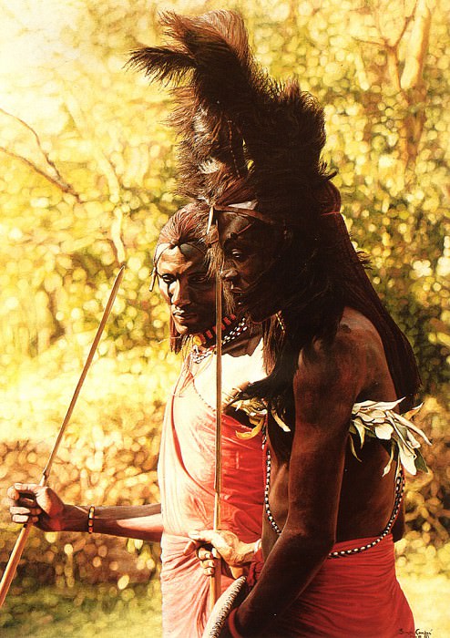 Masai Warriors. Simon Combes