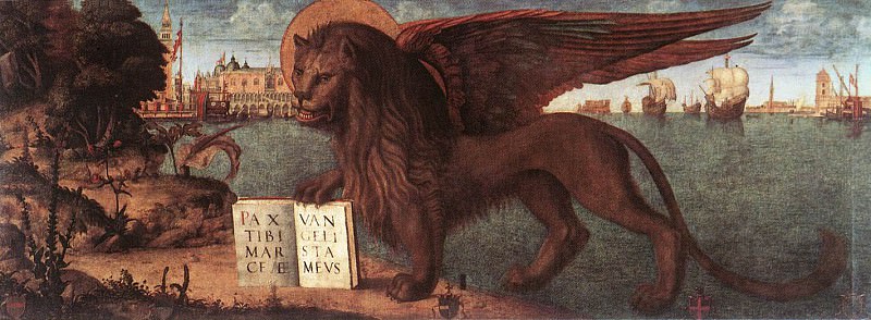 The Lion of St Mark. Vittore Carpaccio
