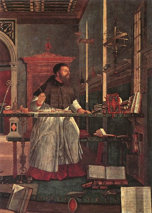 Видение Св. Августина, фрагмент. Витторе Карпаччо
