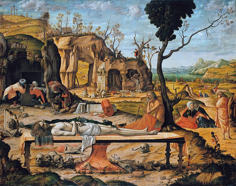 Подготовка гробницы Христа 1505. Vittore Carpaccio (Preparation of Christ’s Tomb)