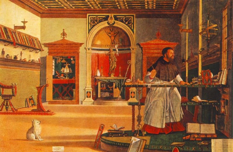Св. Августин в своей мастерской, 1502. Витторе Карпаччо
