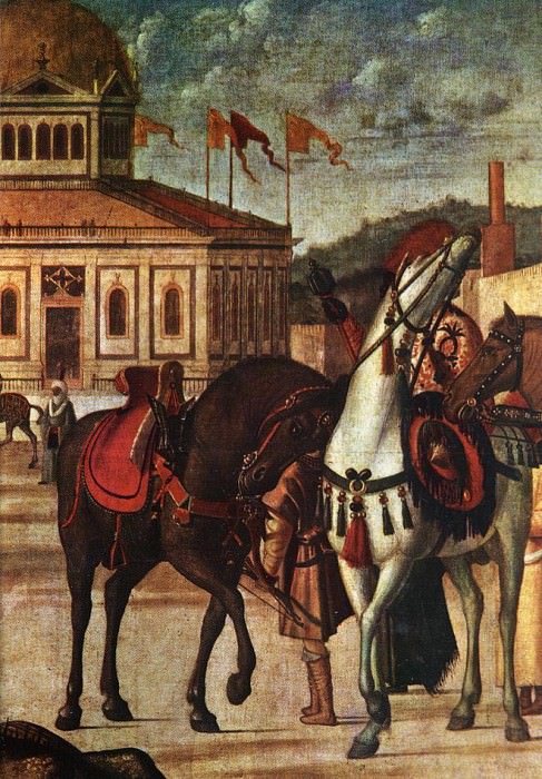 The Triumph of St George detail. Vittore Carpaccio