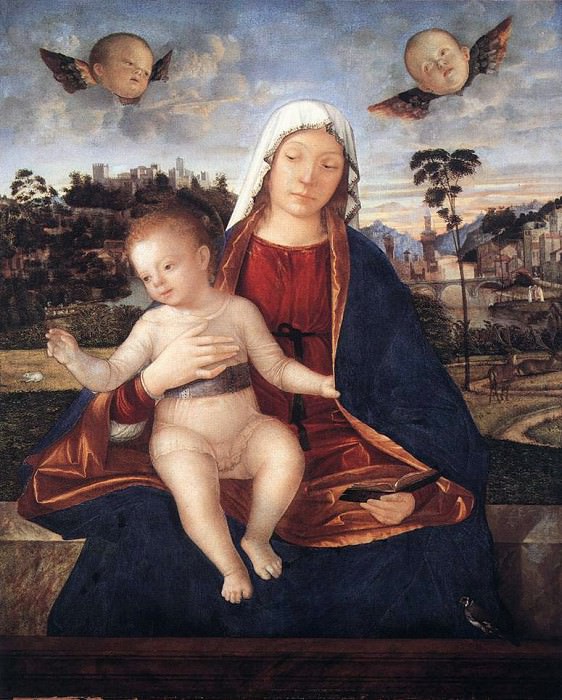 Мадонна и благословляющий Младенец. Витторе Карпаччо