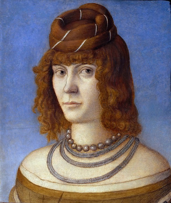 Portrait of a Woman (or A Courtesan). Vittore Carpaccio