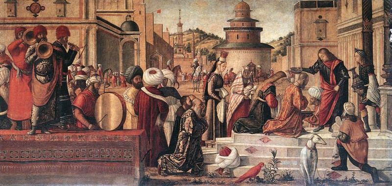 The Baptism of the Selenites. Vittore Carpaccio