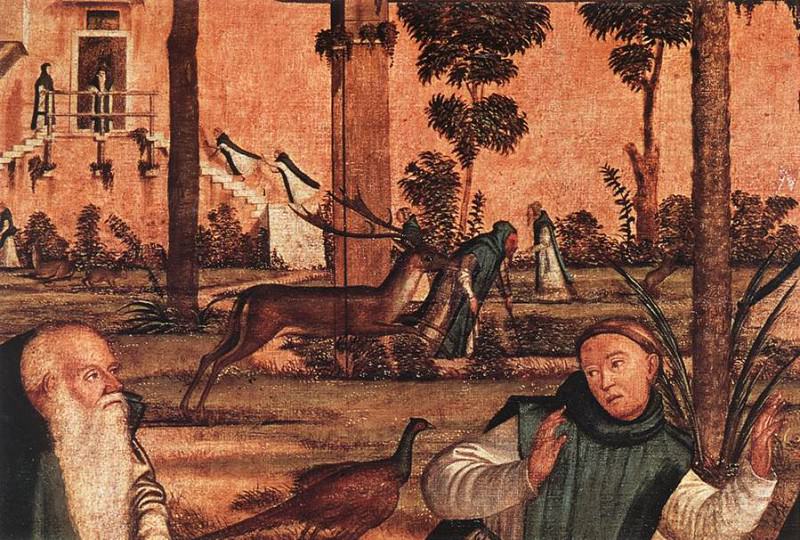 Св. Иероним и лев, фрагмент. Витторе Карпаччо