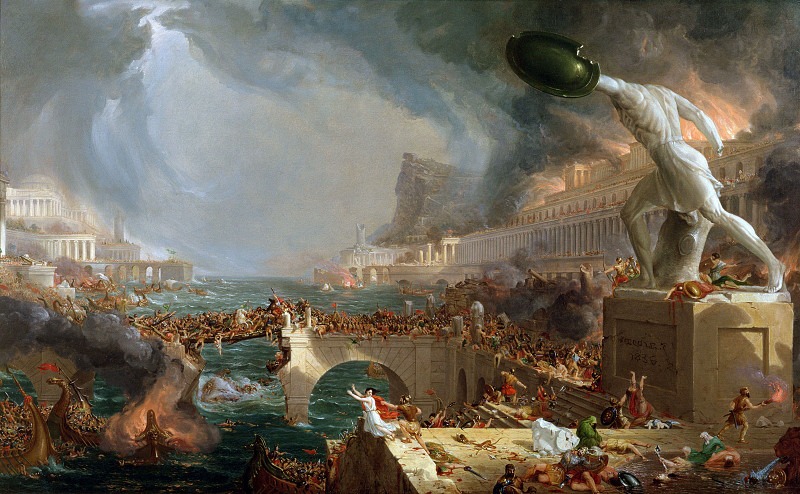 The Course of Empire - Destruction. Thomas Cole