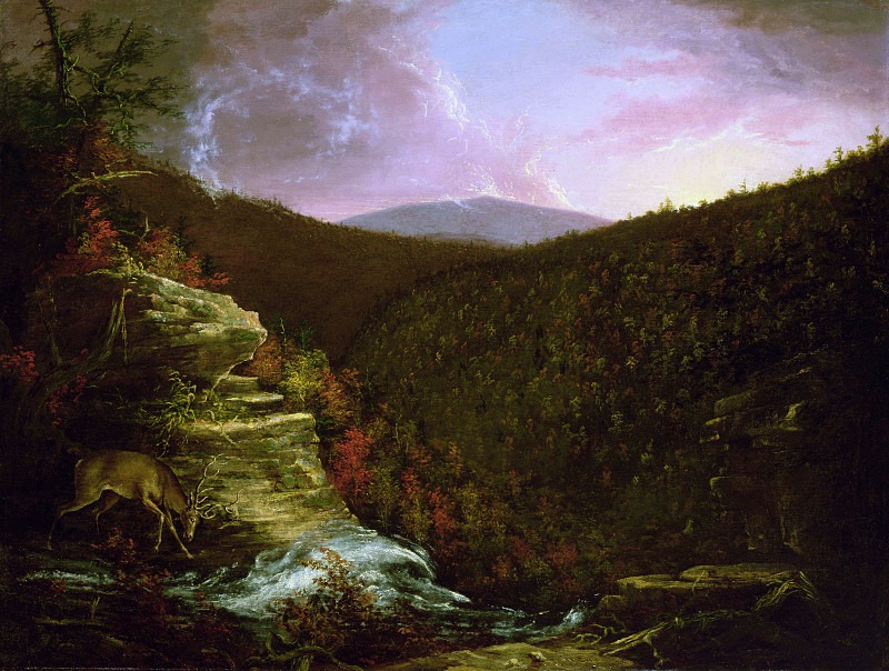 С вершины водопада Каатерскилл, Томас Коул