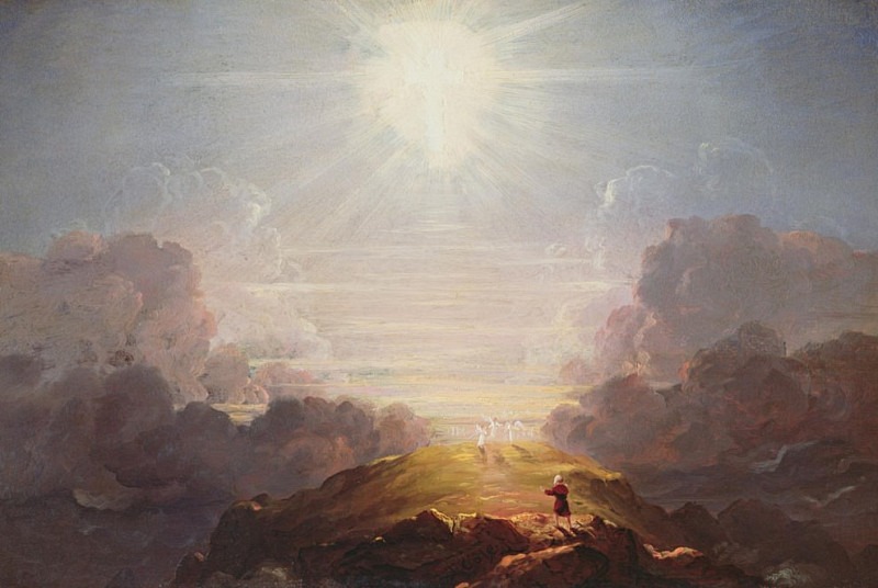 Study for the Cross and the World. Thomas Cole