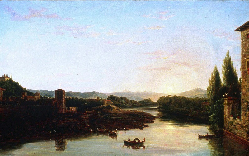 View of the Arno. Thomas Cole