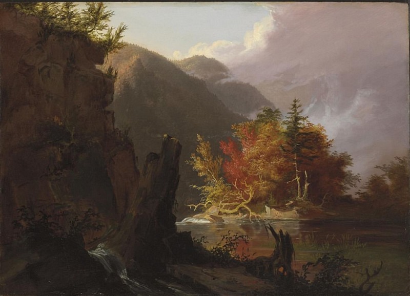 View in Kaaterskill Clove. Thomas Cole
