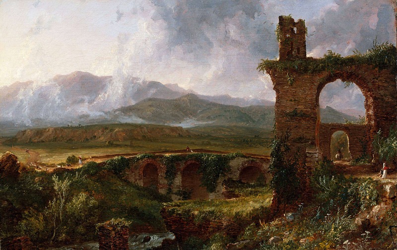 A View near Tivoli , Thomas Cole