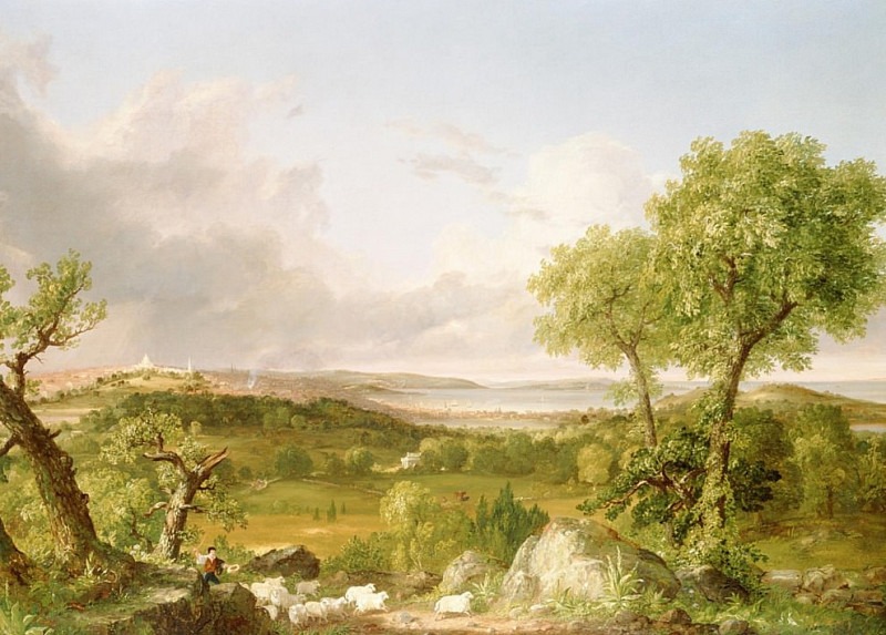View of Boston, Thomas Cole