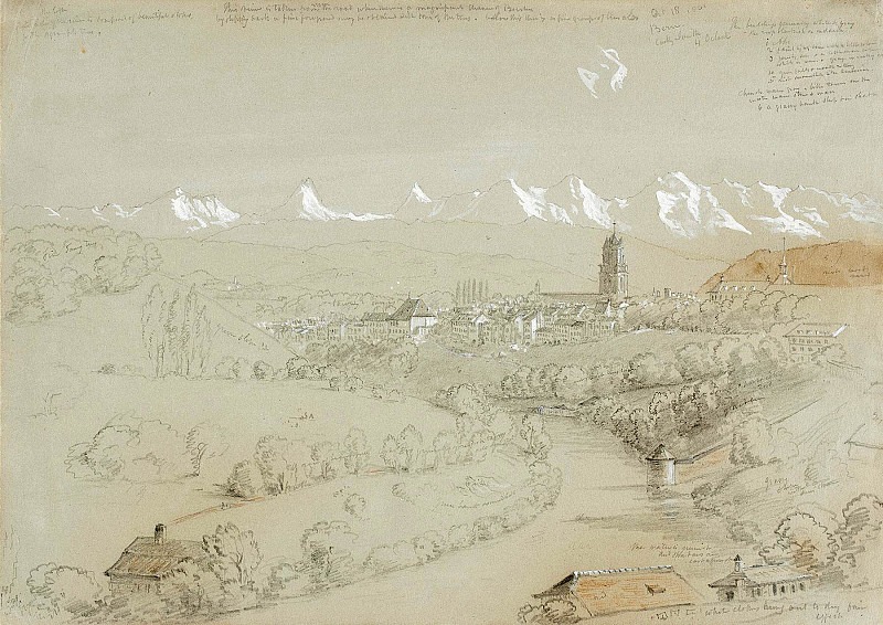 Пейзаж с видом на Берн. Томас Коул