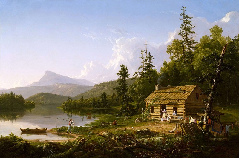 Home in the Woods, Thomas Cole