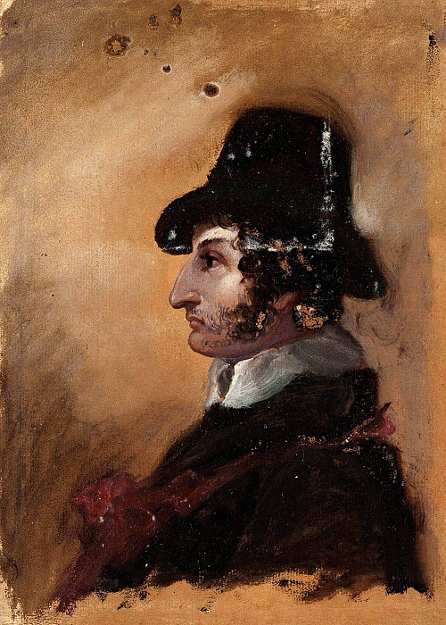 Man in a High Hat. Thomas Cole