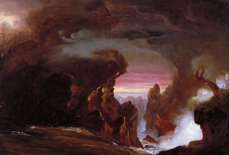 Compositional Study for the Voyage of Life: Manhood, Thomas Cole