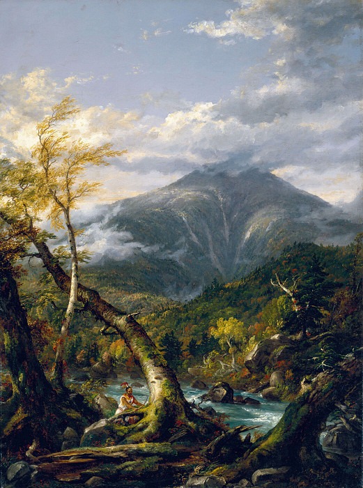 Mount Marcy from the Opalescent River, Thomas Cole