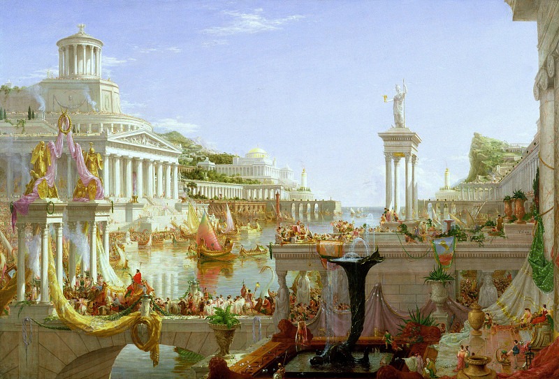 The Course of Empire: The Consummation of the Empire, Thomas Cole