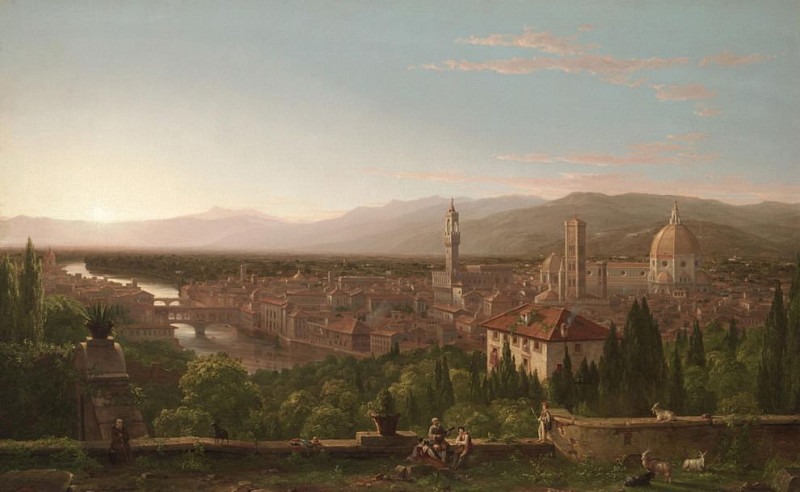 View of Florence. Thomas Cole