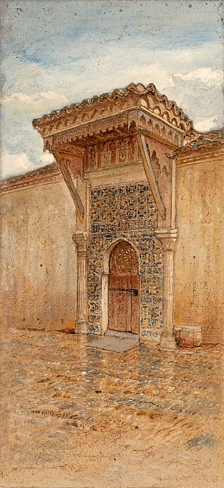 A Moorish Doorway. Samuel Colman Jr