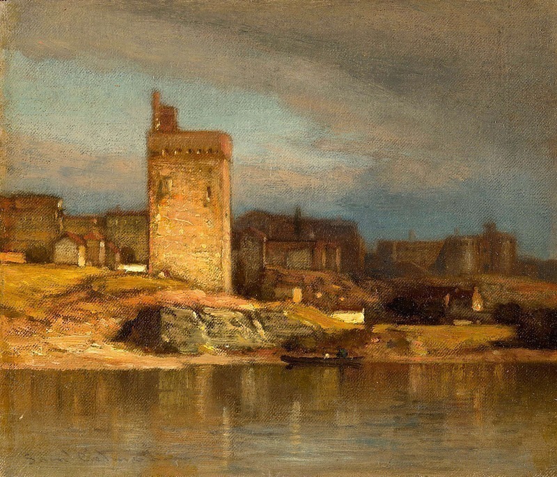 Old Tower at Avignon. Samuel Colman