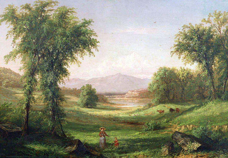 New Hampshire Landscape. Samuel Colman Jr