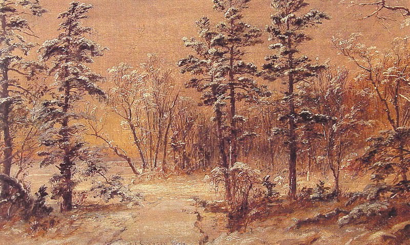 Winter-Woodland. Jasper Francis Cropsey